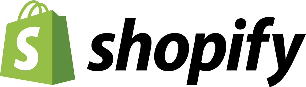 Shopify Logo Black Text
